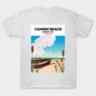 Cannon Beach, Oregon,travel poster T-Shirt